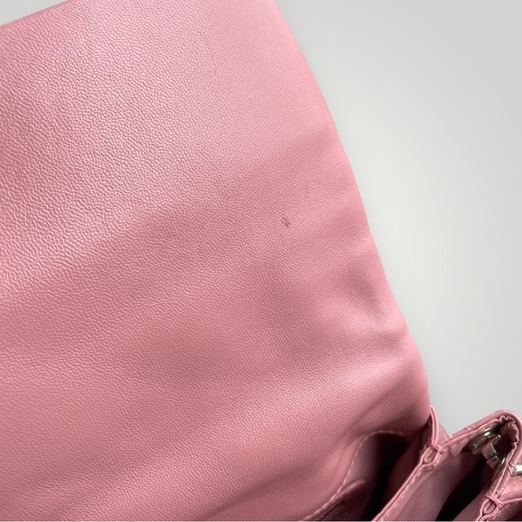 Christian Dior Pink Lambskin Leather Cannage Flap Bag - Picture 15 of 16